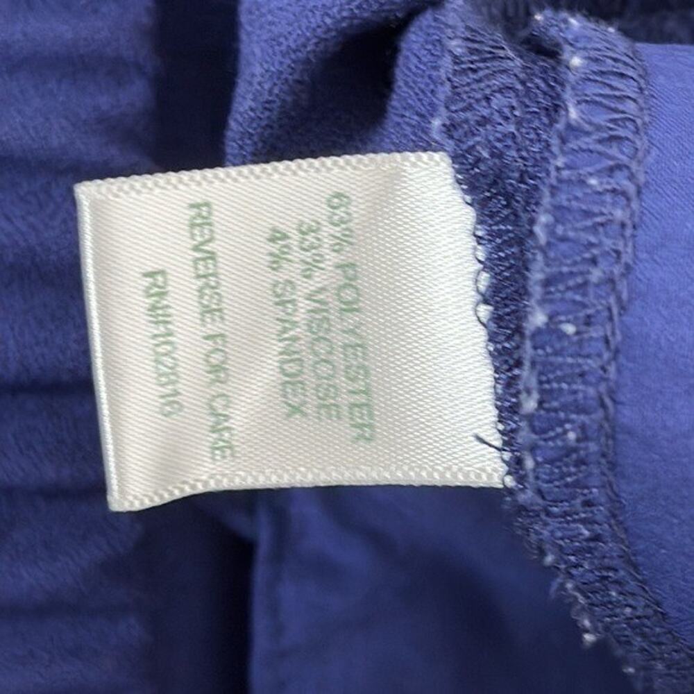 Garnet Hill Pants Womens 12 Blue Cropped Tapered‎ Pull on Elastic Waist jogger - Picture 6 of 12